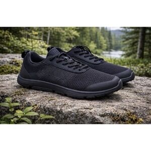 Hike Footwear HF Stride Black Barefoot Sneakers Size Women's 6 Men's 4 EU 36
